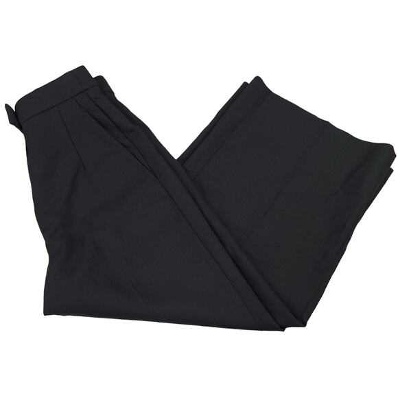 BABATON Aritzia 100% Wool Culottes Crop Pant Sz 0 Black - Picture 2 of 6